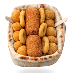 Cuoppo Formato Famiglia* + Cestino Pizza